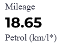 Manual Milage